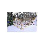 Elta Collection 6 lı Kiraz Detaylı Gold Metal Ayaklı Cup Magnolia Dondurmalık Tatlı Sunumluk Kase Yılbaşı Özel