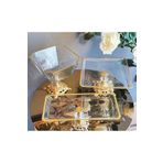 Elta Collection Gold 3 Parça Pasta Sunumluk Set | Kurabiyelik & Servis Tabağı - Elta collection