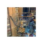 Elta Collection Metal Ayaklı Gold Detaylı Cam Büyük Boy Salata - Servis - Sunum Kasesi