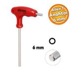 Eltos Allen Alyan 2 Uclu T Tipi Anahtar Altigen Koseli Somun Vida Sikma Sokme 6 Mm Eta06