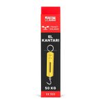 Eltos El Kantarı, 50 Kg Kapasiteli, Metal Levhalı, Taşınabilir, Et Taşıma, Balık Avı İçin, Hassas Tartı, Askı Kancalı, Pocket Balance, EK522