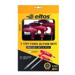 Eltos T Sapli Torx Alyan Anahtar Seti 6 Li