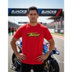Elturco Toprak Razgatlıoğlu Özel Tasarım Siyah Premium Tişört - Kırmızı