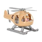 Elura Oyuncak Fileli Jandarma Ambulans Helikopter Seti - Kahverengi