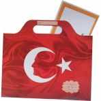 Elux Çanta Karne Kabı Kılıfı 10 Adet (Bayrak)
