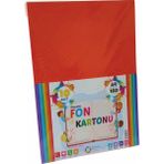 Elux Fon Kartonu 10 Adet - Kırmızı