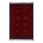 Elvey Home Afgan Vintage Kaymaz Taban Gerçek Kadife Bambu Sık Dokuma Otantik Dekoratif Zamansız Tasarım Halı BORDO 100 x 200