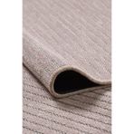 ELVEY HOME Bej-Kahve Şönil Kilim Pamuk Yıkanabilir Robot Süpürge Kaymaz Taban Oturma Salon Mutfak Halı Yolluk 200 x 350