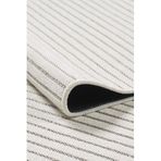 ELVEY HOME Beyaz-Krem Şönil Kilim Pamuk Yıkanabilir Robot Süpürge Kaymaz Taban Oturma Salon Mutfak Halı Yolluk 100 x 350