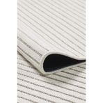 ELVEY HOME Beyaz-Krem Şönil Kilim Pamuk Yıkanabilir Robot Süpürge Kaymaz Taban Oturma Salon Mutfak Halı Yolluk 200 x 350