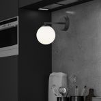 Elvin Siyah Duvar Lambası Yatak Odası-yatak Başı-banyo İçin Modern Retro Aplik
