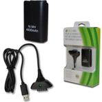 Elvita Xbox 360 Gamepad Uyumlu Şarj Kiti Batarya 4800 Mah Şarj Aparatı