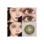 Elvoria Black Spot Green hazel& yeşil karışımı numarasız göz lensi(yıllık)