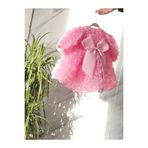 Elwirababyboutiqe 3 boyutlu pembe güllü elbise
