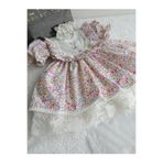 Elwirababyboutiqe çiçekli vintage elbise