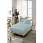 Ely Parker Kolay Ütü Lastikli Çarşaf Takımı-Tüm Ebatlar-Yüksek Yataklar-Mavi - 90 x 190 cm
