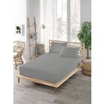 ELY PARKER Renkli Alez Gri-Kapitoneli Fitted-Pamuklu-Yanı Çarşaflı-Çift Kişilik-Tek Kişilik-Bebek Alezi-Su-Yatak Koruyucu 140x190, Ely Parker, 140 X 190