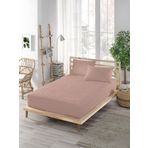 ELY PARKER Renkli Alez Pembe-Kapitoneli Fitted-Pamuklu-Yanı Çarşaflı-Çift Kişilik-Tek Kişilik-Bebek Alezi-Su-Yatak Koruyucu 140x190, Ely Parker, 140 X 190