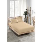 Ely Parker Sıvı Geçirmez Alez-Kahve Mikro Fitted-Çift Kişilik-Tek Kişilik-Bebek Alezi-Su-Yatak Koruyucu - 120 x 200 cm - Bej