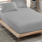 ELY PARKER Sıvı Geçirmez Alez Renkli-Mikro Fitted-Çift Kişilik-Tek Kişilik-Bebek Alezi-Su-Yatak Koruyucu Gri (200x200)