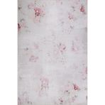 Ely Pembe Çiçekli Modern Geometrik Etnik Desenli Boho Makinada Yıkanabilir Hafif Hav Toz Vermez Leke Tutmaz Kaymaz Taban Dijital Makine Baskı Halı Oturma Odası Salon Yolluk Koridor Mutfak Halısı
