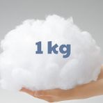 Elyaf Sepeti 1 Kg Silikon Inci Elyaf Bütün Elyaf Yastık Yorgan Minder Oyuncak Dolgu Malzemesi