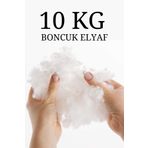 Elyaf Sepeti 10 Kg Silikon Beyaz Kaliteli Saf Boncuk Elyaf Yastık Dolgusu Amigurumi Dolgusu Beyaz10