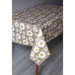 Elyaf Silinebilir Pvc Muşamba Masa Örtüsü 1754-1 Minipapatya - Kahverengi - 140 x 300 cm