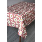 Elyaf Silinebilir Pvc Muşamba Masa Örtüsü 1754-1 Minipapatya - Pembe - 140 x 180 cm
