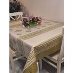 Elyaflı Pvc Muşamba - Desenli Silinebilir Masa Örtüsü (140 x 140)