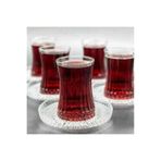 Elysia Çay Bardağı Çay Takımı Seti 12 Parça Çay Tabak Elysia