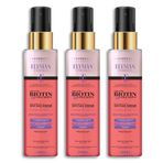 Elysian Essence Biotin & Collagen Sıvı Saç Kremi 3'lü Set – Dökülme Karşıtı, Durulanmayan Sprey, Hızlı Uzatma Etkili, Besleyici ve Koruyucu 150 ML