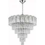 Elystra Gold , Krom Kristal Sarkıt Avize – Modern Lüks Tasarım, Kristal Taşlı, Salon & Yatak Odası Avizesi - 50 lik