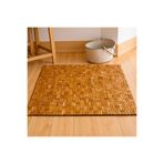 ELZEY HOME Doğal Bambu Kaydırmaz Banyo Paspası 70x45 cm