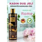 EM AMANOS BEAUTY Kadın Duş Jeli - Rome Kokusu - Doğal Bitki Özleri Hyaluronik Asit Ve B5 Vitamini Içerir