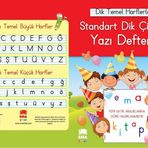 Ema 17x24 cm Dik Temel Harfler Renkli Güzel Yazı Defteri