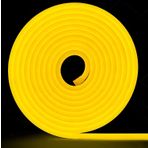 Ema Dükkan 12 Volt Neon Led Işık | Neon Şerit Led Esnek Silikonlu Aydınlatma Led Hortum (5 Metre, Amber)