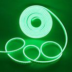 Ema Dükkan 12V Trafolu Neon Led Işık | Tak-Çalıştır Trafolu Neon Şerit Led Esnek Silikonlu Aydınlatma Led Hortum (5 Metre, Yeşil)