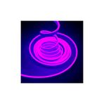 Ema Dükkan 15 Metre Mor 220 Volt Neon Led Tak Çalıştır Esnek Şerit Neon Led Aydınlatma 8x16 Mm Hortum Led