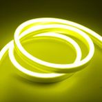 Ema Dükkan 5 Metre 220 Volt Limon Sarısı Neon Led Tak Çalıştır 8x16mm Esnek Hortum Led Suya Dayanıklı Şerit Aydınlatma