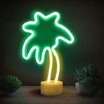 ema dükkan Neon Led Işıklı Usb'li Gece Lambası Pilli Neon Led Işıklı Masa Lambası Dekoratif Aydınlatma (Palmiye)