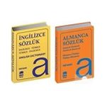 Ema Kitap Ema Almanca-Türkçe ve İngilizce-Türkçe Sözlük Seti 2 Kitap Normal Boy 2022 Basım