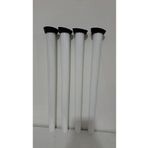 Ema orman 44 cm beyaz masa ,sandalye ahşap konik ayak