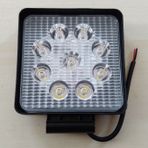 Ema Sis Farı Kare Beyaz Led 27w 9 Led (metal Gövde) Üniversal Sis Lambası, Off Road, Projektör