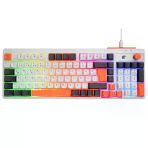 Emachines, Eak860, Beyaz, Usb Kablolu, Rainbow Backlight, Membran Renkli Tuşlar, Türkçe Q, 100 Tuşlu, Klavye