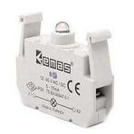 Emas 12-30VAC-DC B9 Sinyal Yeşil Ledli Blok
