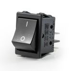 Emas A14B5H10 2NA 30x22 mm Siyah Gövdeli Köprülü Işıksız Switch