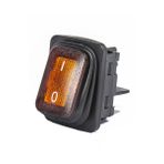 Emas A54B1S11 2NA 30x22 mm Siyah Gövdeli Terminalli Işıklı Switch