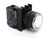 Emas B100db 22 mm Beyaz Start Butonu