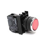 Emas B102dk 22 mm Kırmızı Buton Çift Dev